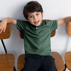 Giordano Junior Cotton Interlock Liquid Touch Polo - Premium Polo