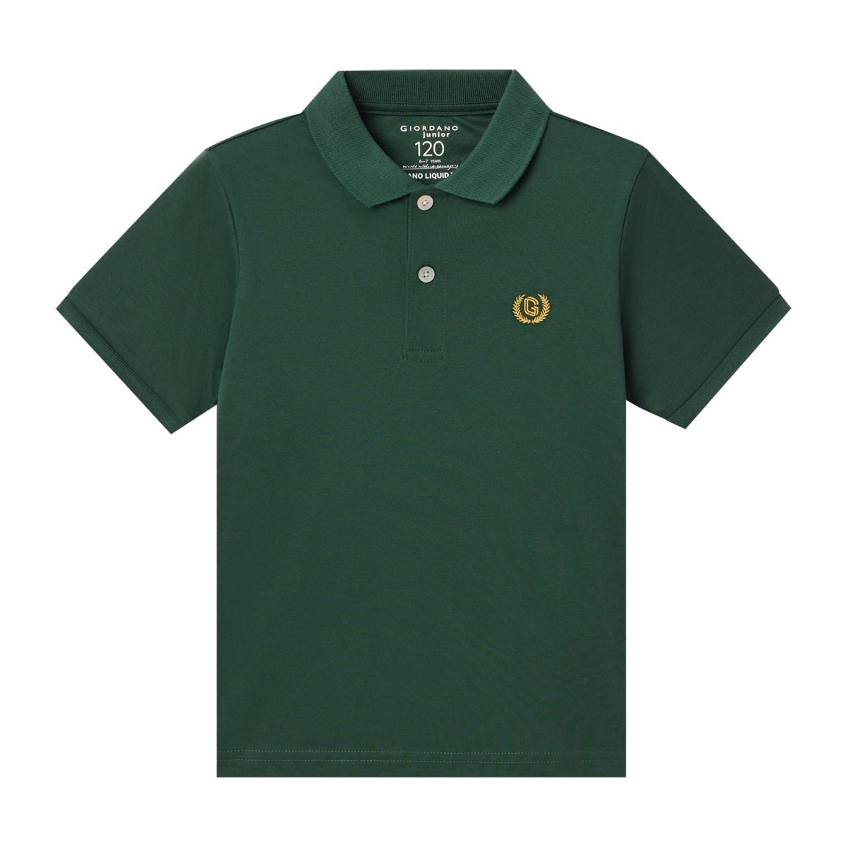 Giordano Junior Cotton Interlock Liquid Touch Polo - Premium Polo
