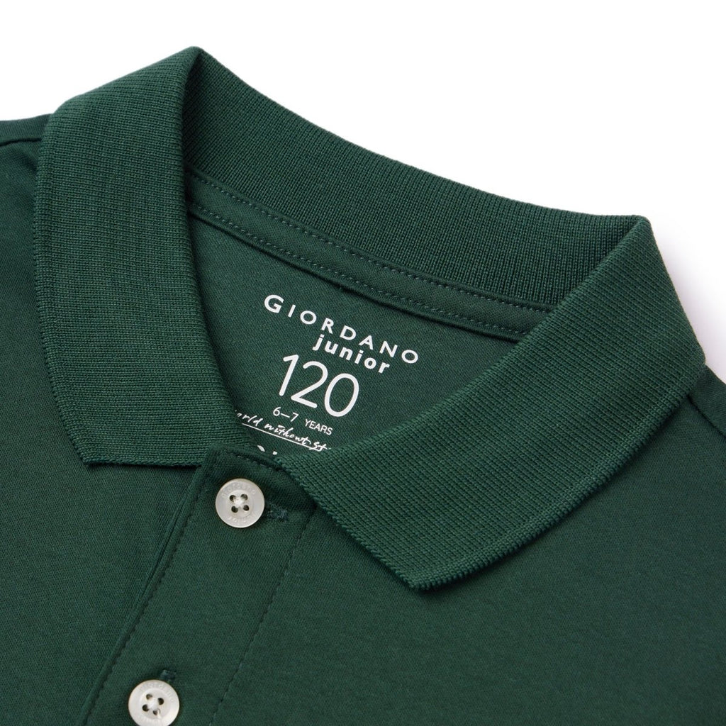 Giordano Junior Cotton Interlock Liquid Touch Polo - Premium Polo