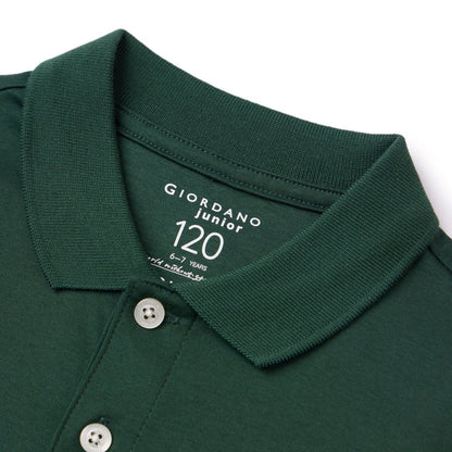 Junior Cotton Interlock Liquid Touch Polo - Giordano