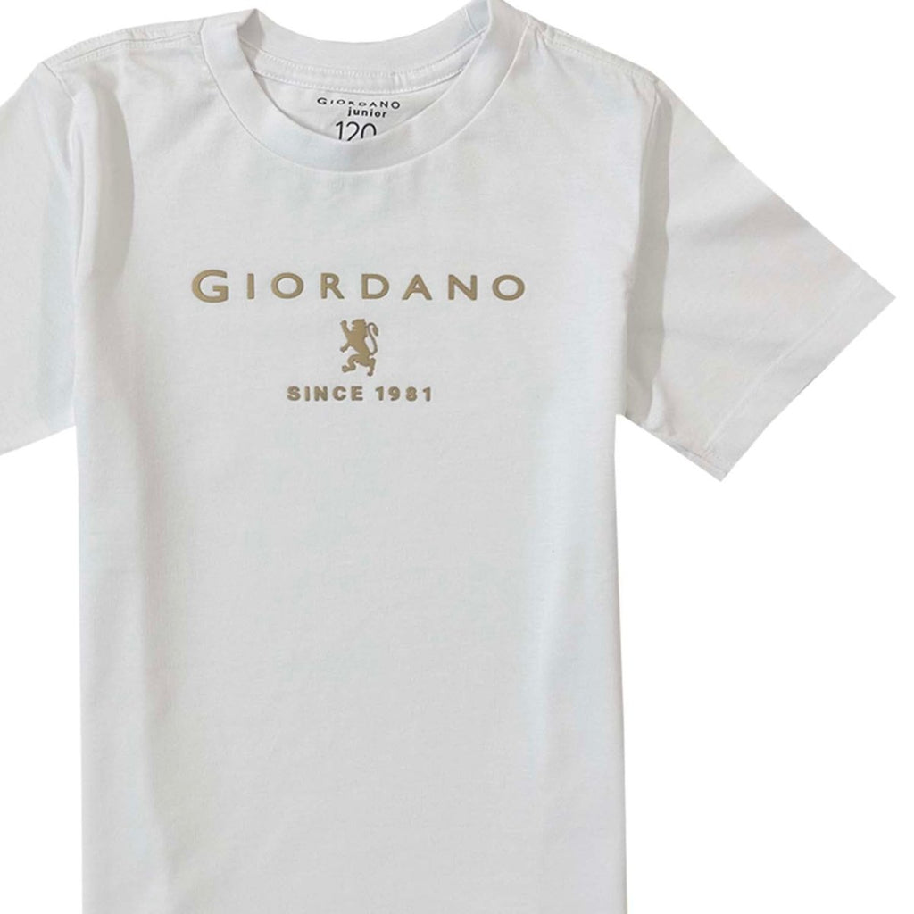 Giordano Junior Cotton Jersey Graphic Tee - Comfortable & Stylish - Premium Print Tee
