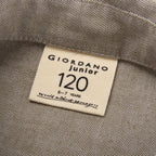 Giordano Junior Cotton Oxford Full Opening Long Sleeve Slim Fit Embroidery Garment Wash Shirt - Premium Shirts