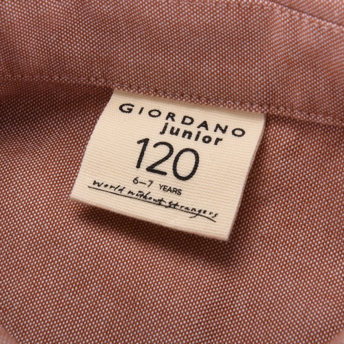 Giordano Junior Cotton Oxford Full Opening Long Sleeve Slim Fit Embroidery Garment Wash Shirt - Premium Shirts