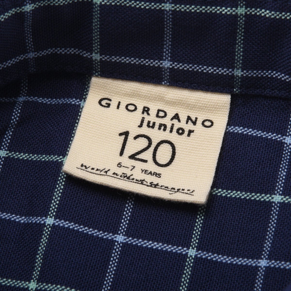 Giordano Junior Cotton Oxford Full Opening Long Sleeve Slim Fit Embroidery Garment Wash Shirt - Premium Shirts