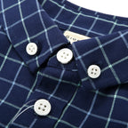 Giordano Junior Cotton Oxford Full Opening Long Sleeve Slim Fit Embroidery Garment Wash Shirt - Premium Shirts