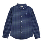 Giordano Junior Cotton Oxford Full Opening Long Sleeve Slim Fit Embroidery Garment Wash Shirt - Premium Shirts