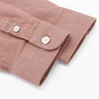 Giordano Junior Cotton Oxford Full Opening Long Sleeve Slim Fit Embroidery Garment Wash Shirt - Premium Shirts