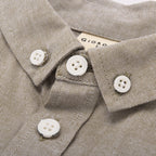 Giordano Junior Cotton Oxford Full Opening Long Sleeve Slim Fit Embroidery Garment Wash Shirt - Premium Shirts