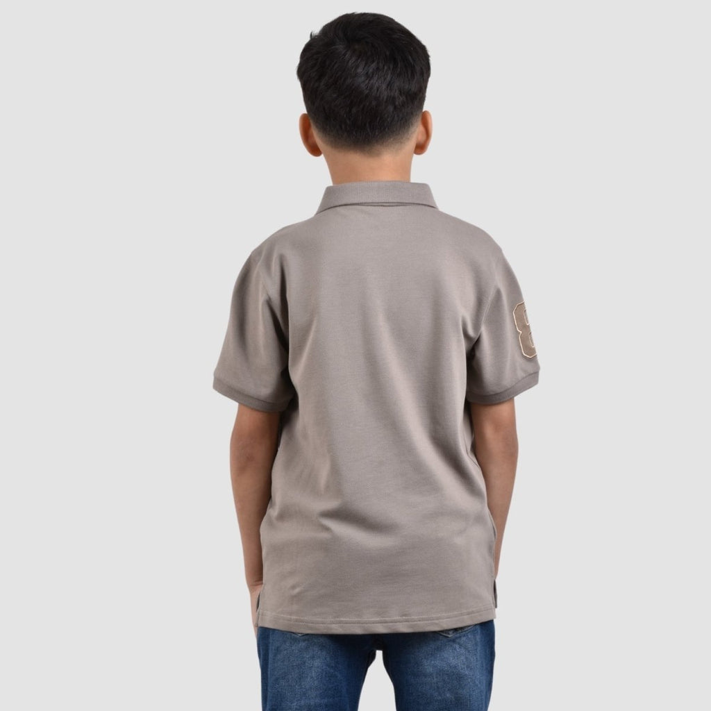 Giordano Junior Embroidery Short Sleeve Bold Polo - Premium Polo