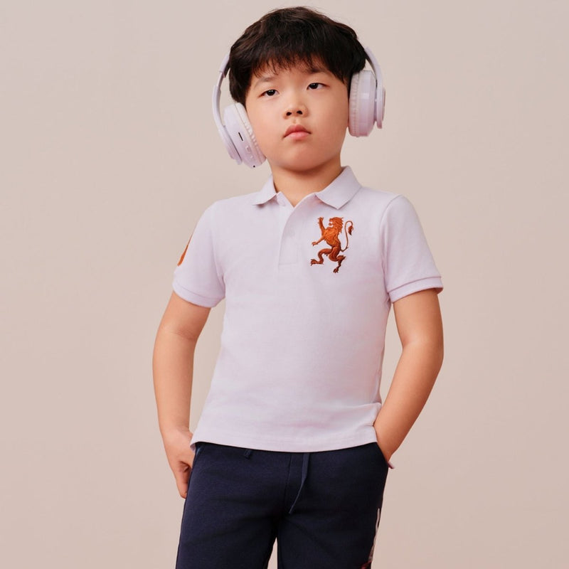 Junior Embroidery Short Sleeve Bold Polo 4 Y - Shop Giordano