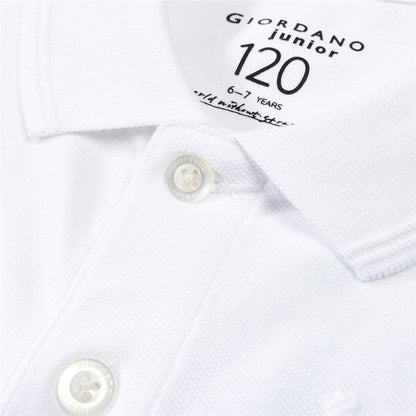 Junior Embroidery Short Sleeve Bold Polo - Giordano