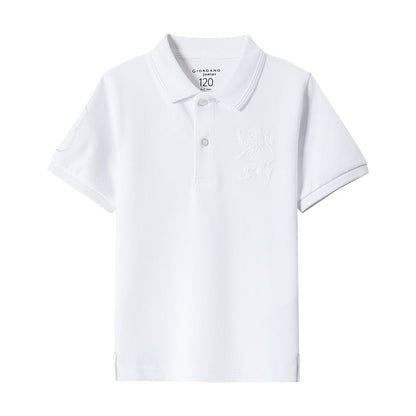 Junior Embroidery Short Sleeve Bold Polo - Giordano
