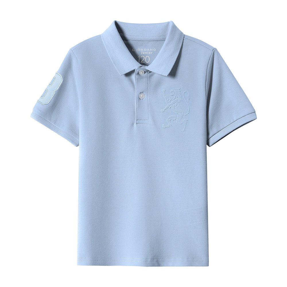 Junior Embroidery Short Sleeve Bold Polo - Giordano
