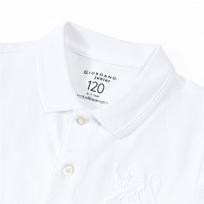 Junior Embroidery Short Sleeve Bold Polo - Giordano