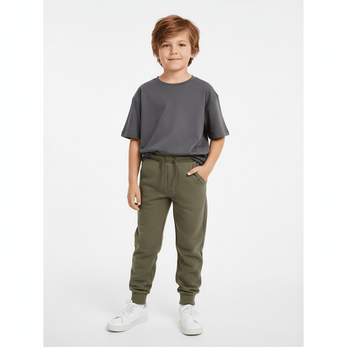 Junior French Terry Jogger Pants - Comfortable & Stylish 4 Y - Shop Giordano