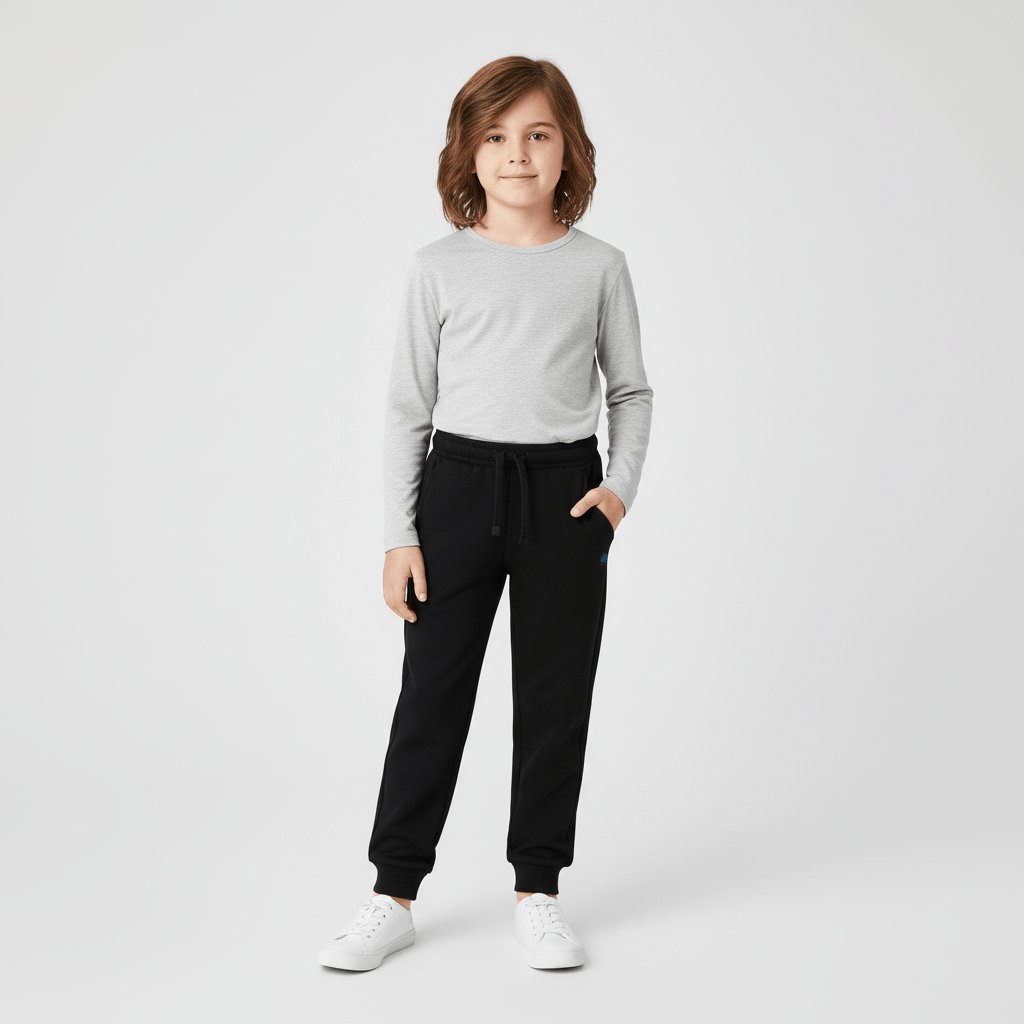 Junior French Terry Jogger Pants - Comfortable & Stylish 4 Y - Shop Giordano