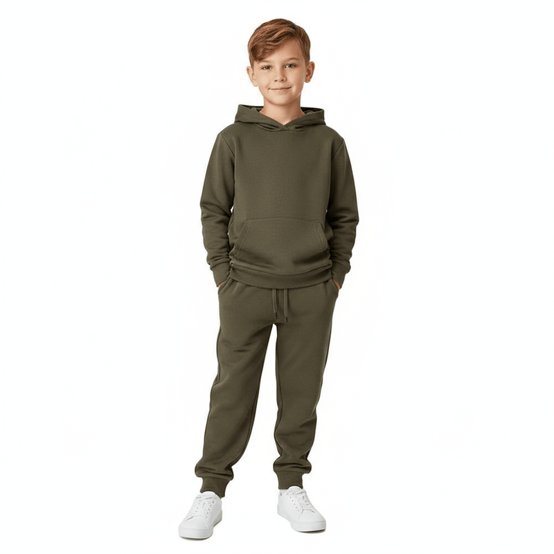 Junior French Terry Jogger Pants - Comfortable & Stylish 4 Y - Shop Giordano