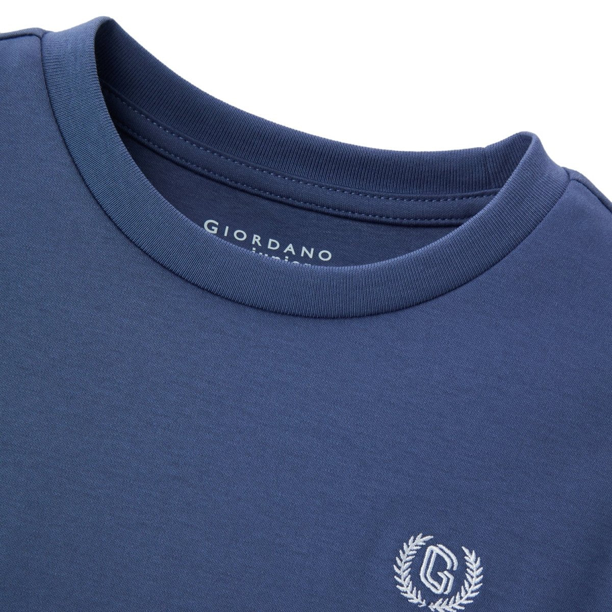 Junior Liquid Touch Embroidered Smart Tee - Soft Cotton Interlock - Giordano