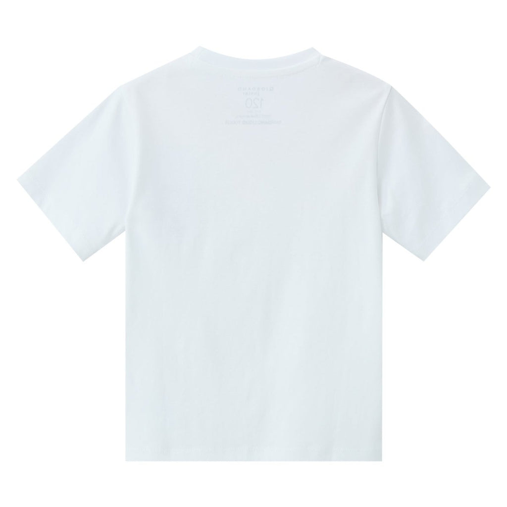 Giordano Junior Liquid Touch Embroidered Smart Tee - Soft Cotton Interlock - Premium Tee