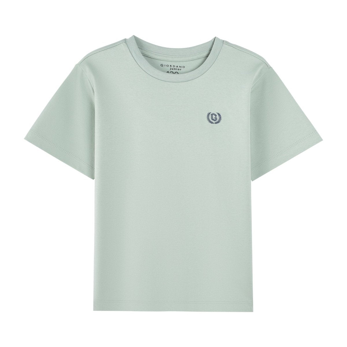 Giordano Junior Liquid Touch Embroidered Smart Tee - Soft Cotton Interlock - Premium Tee