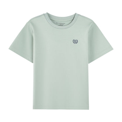 Junior Liquid Touch Embroidered Smart Tee - Soft Cotton Interlock - Giordano
