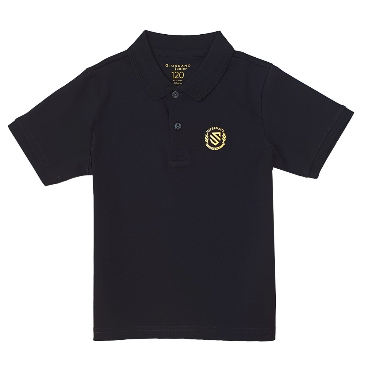 Junior Liquid Touch Short Sleeve Embroidery Polo - Giordano