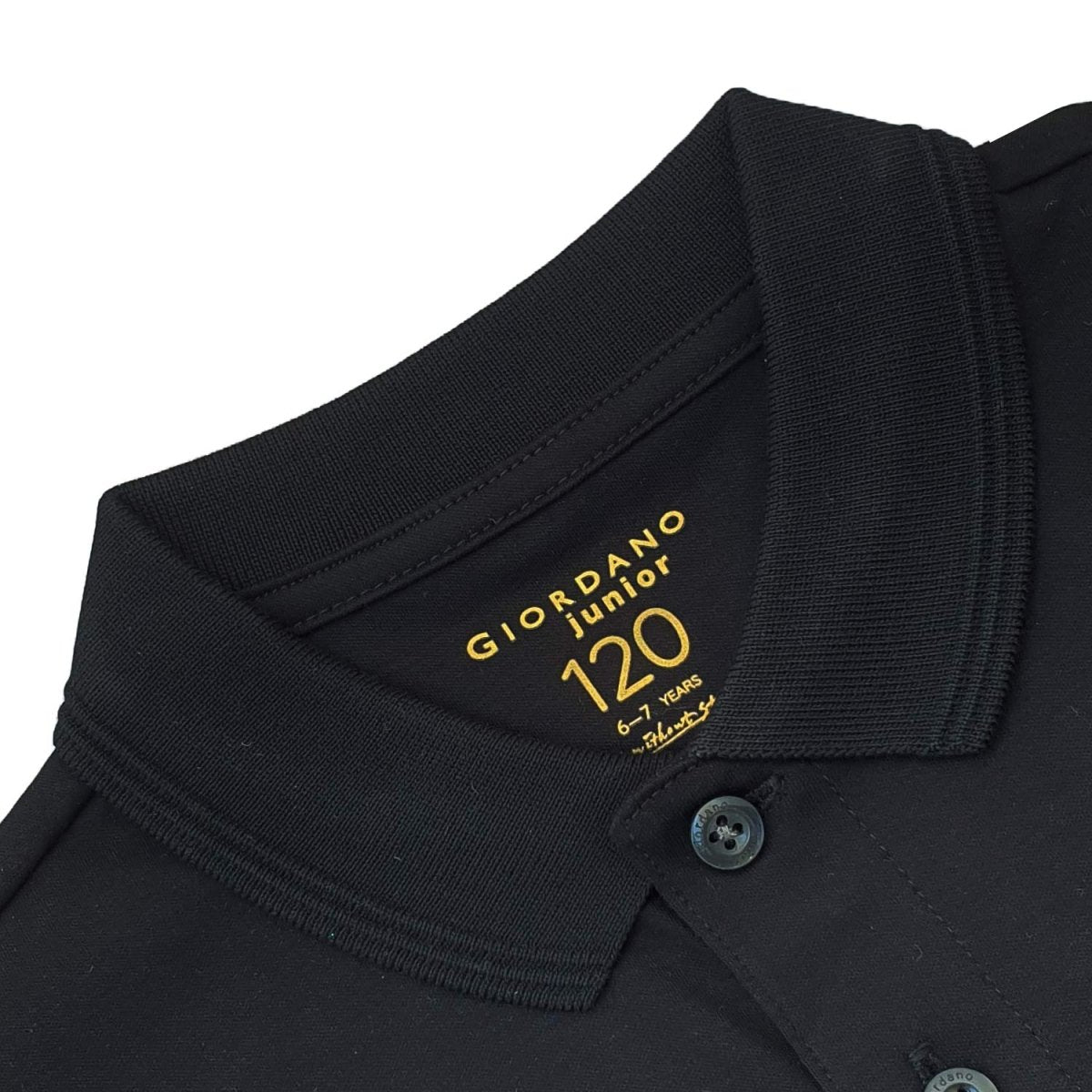Junior Liquid Touch Short Sleeve Embroidery Polo - Giordano