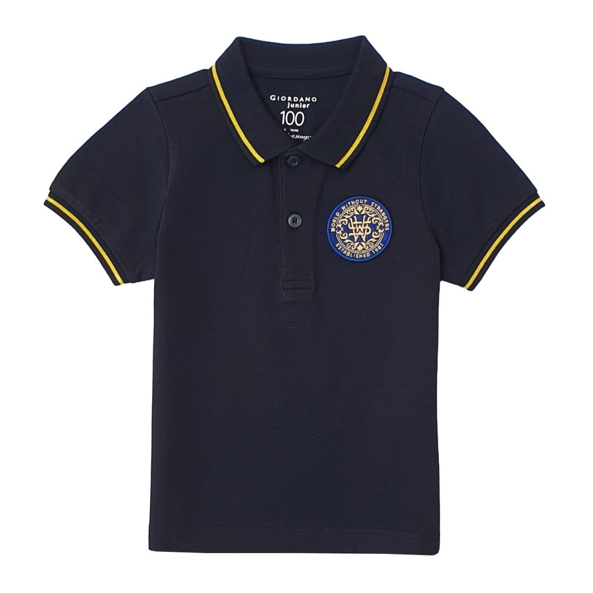 Giordano Junior Print Solid Polo - Premium Polo