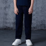 Giordano Junior Stretch Dyed Denim Mid Rise Regular Tapered Fit Elastic Waist Jeans - Premium Jeans