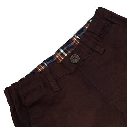 Junior Twill Stretch Mid Rise Regular Tapered Fit Elastic Waist Pants - Giordano