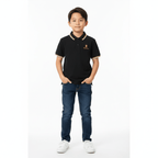 Junior's Slim Fit Cotton Pique Signature Embroidery Polo 100 - Shop Giordano