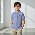 Giordano Junior's Slim Fit Cotton Pique Signature Embroidery Polo - Premium Polo