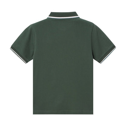 Junior's Slim Fit Cotton Pique Signature Embroidery Polo - Giordano