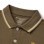 Junior's Slim Fit Cotton Pique Signature Embroidery Polo 100 - Shop Giordano