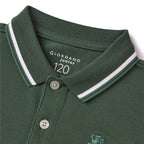 Junior's Slim Fit Cotton Pique Signature Embroidery Polo 100 - Shop Giordano