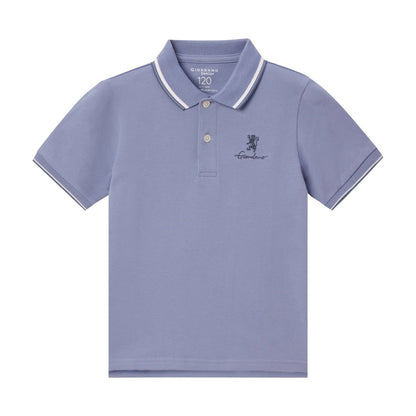 Junior's Slim Fit Cotton Pique Signature Embroidery Polo - Giordano