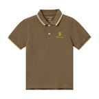 Junior's Slim Fit Cotton Pique Signature Embroidery Polo 100 - Shop Giordano