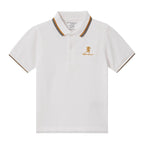 Junior's Slim Fit Cotton Pique Signature Embroidery Polo 100 - Shop Giordano