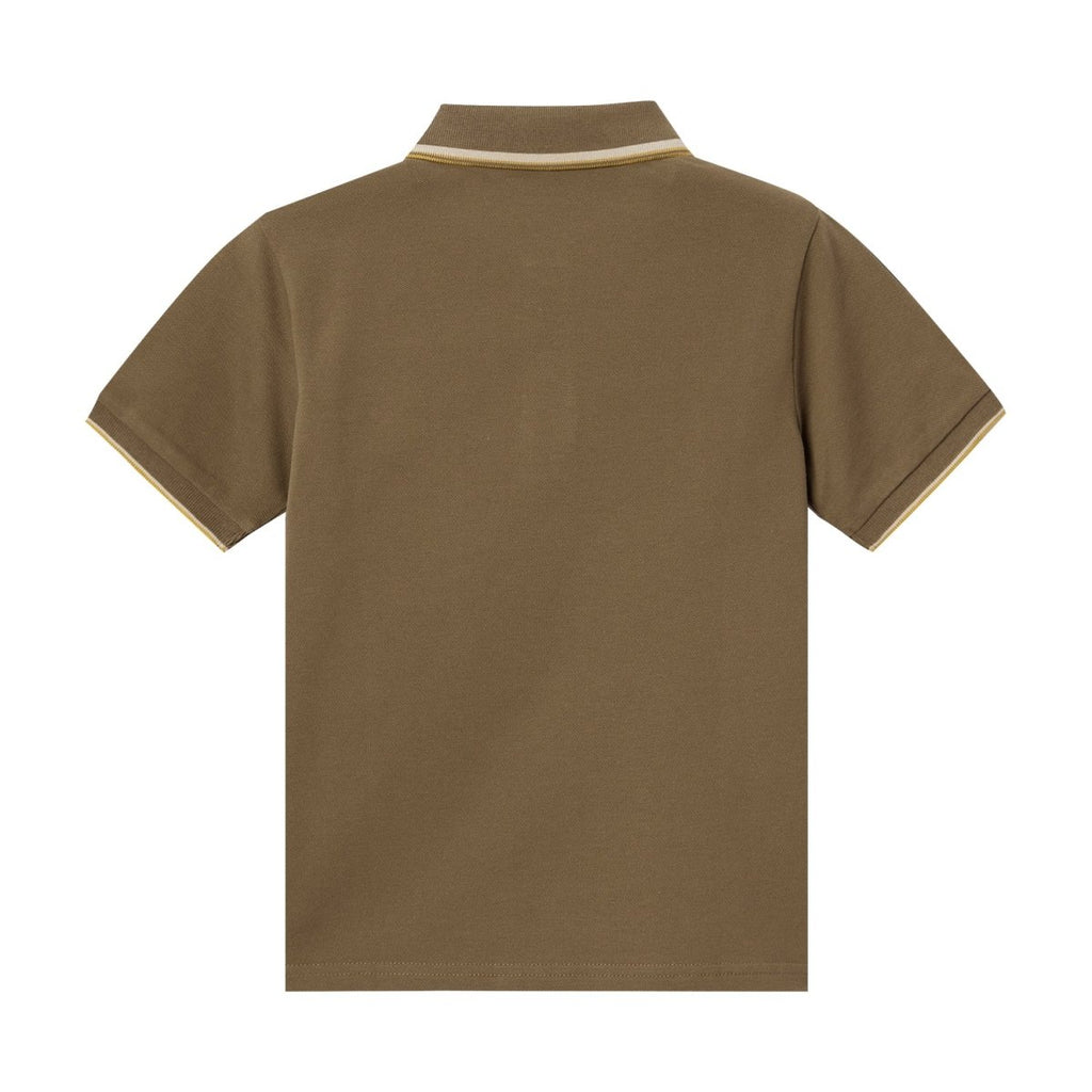 Junior's Slim Fit Cotton Pique Signature Embroidery Polo 100 - Shop Giordano