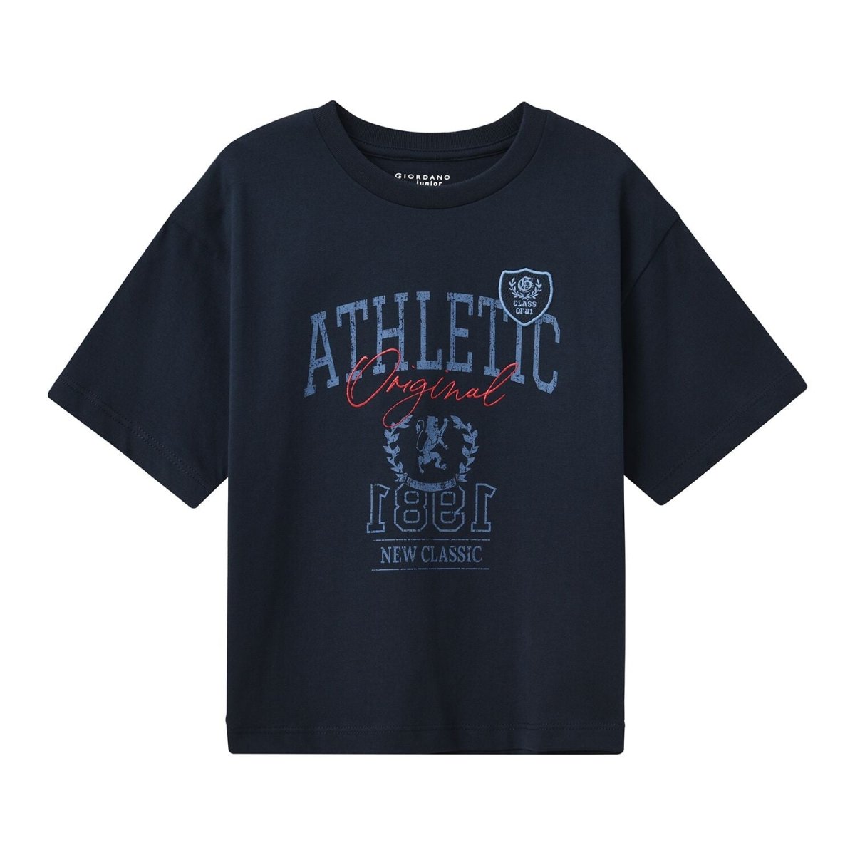 Kids’ Comfort Fit Cotton Crew Neck Print Tee 4 Y - Shop Giordano