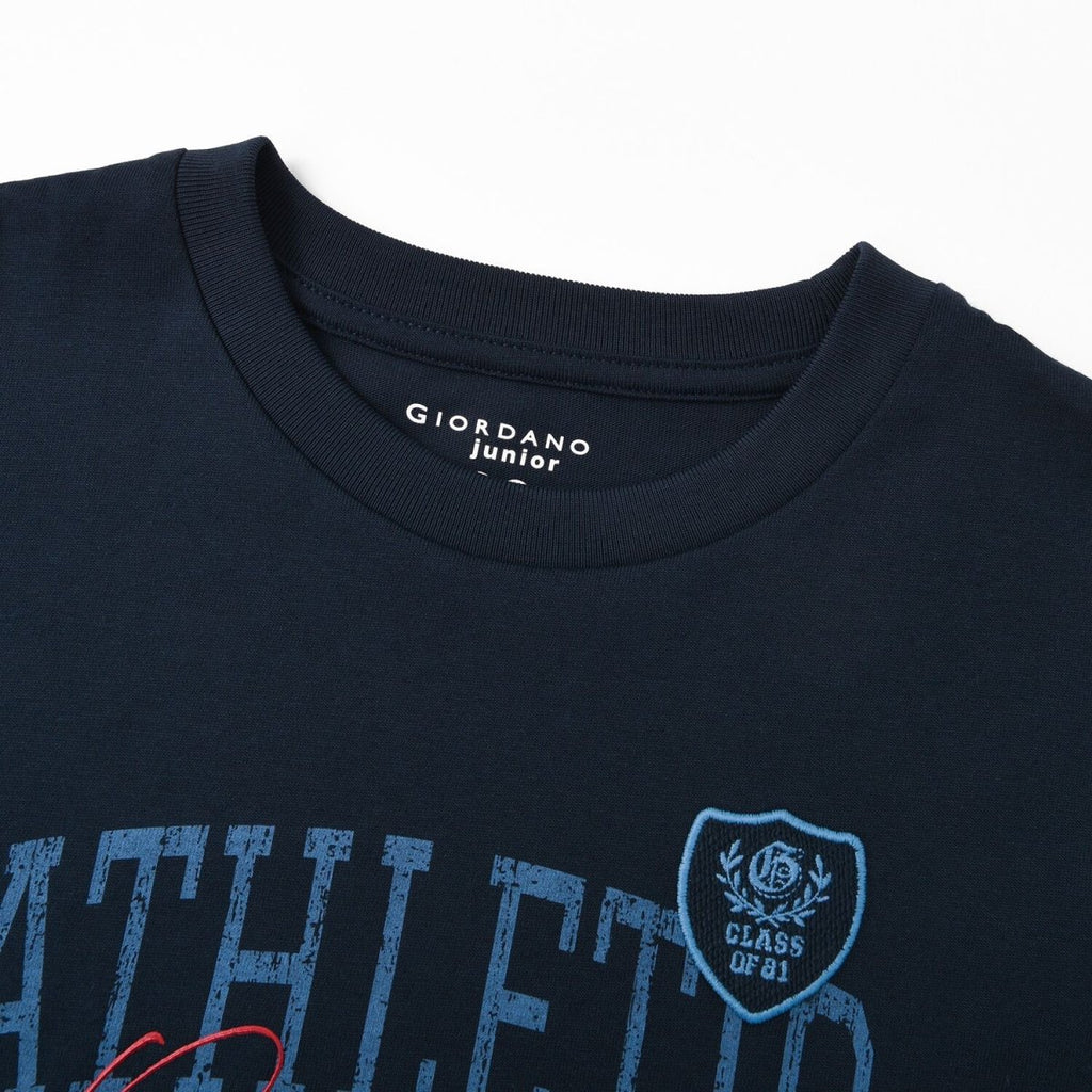 Kids’ Comfort Fit Cotton Crew Neck Print Tee 4 Y - Shop Giordano