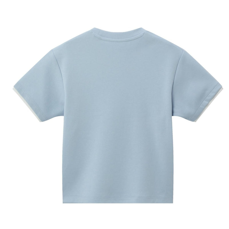Giordano Kid's' Comfort Fit Interlock Crew Neck Embroidered Tee - Premium Tee