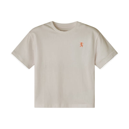 Kids' Comfort Fit Interlock Crew Neck Embroidered Tee - Giordano