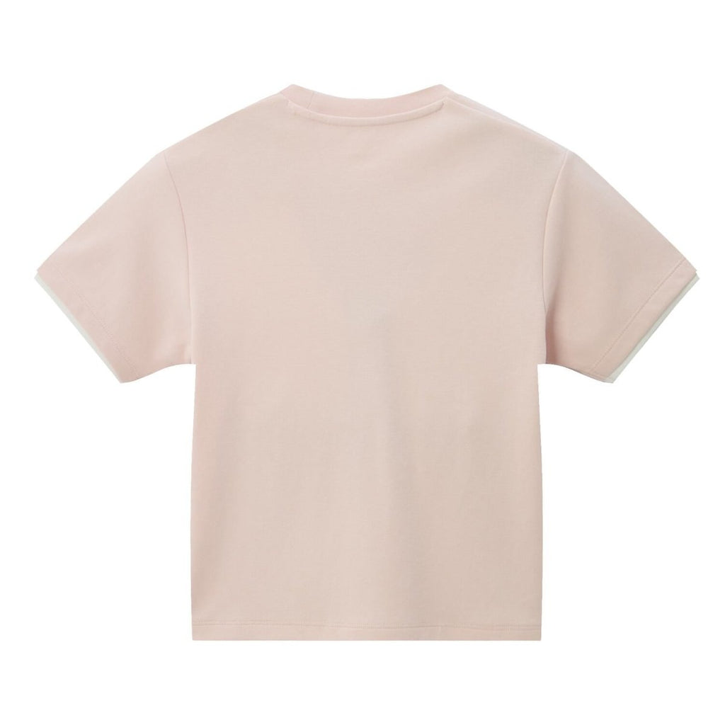 Giordano Kid's' Comfort Fit Interlock Crew Neck Embroidered Tee - Premium Tee