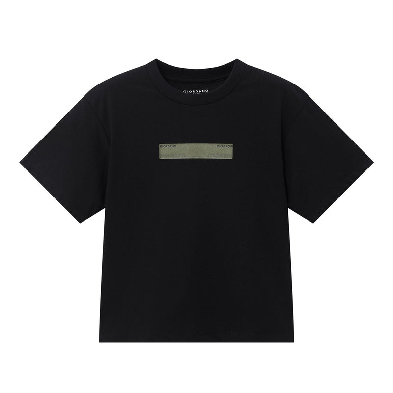 Kid's Comfort Fit Printed Crew Neck Cotton Tee 4 Y - Shop Giordano