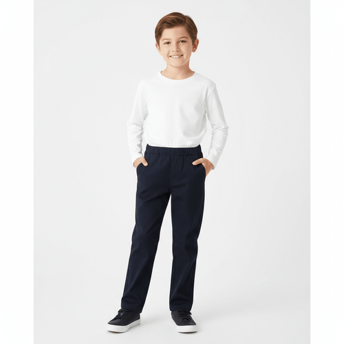 Kids' Comfort Fit Stretch Twill Pants 4 Y - Shop Giordano