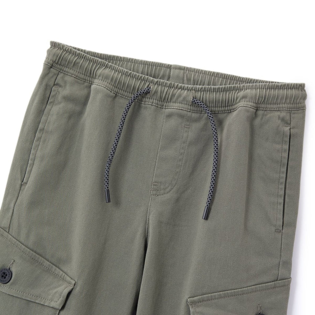 Kid's Comfort Stretch Twill Mid - Rise Jogger Pants 4 Y - Shop Giordano