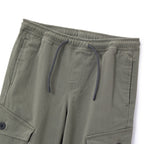 Kid's Comfort Stretch Twill Mid - Rise Jogger Pants 4 Y - Shop Giordano