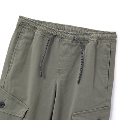 Kid's Comfort Stretch Twill Mid - Rise Jogger Pants - Giordano