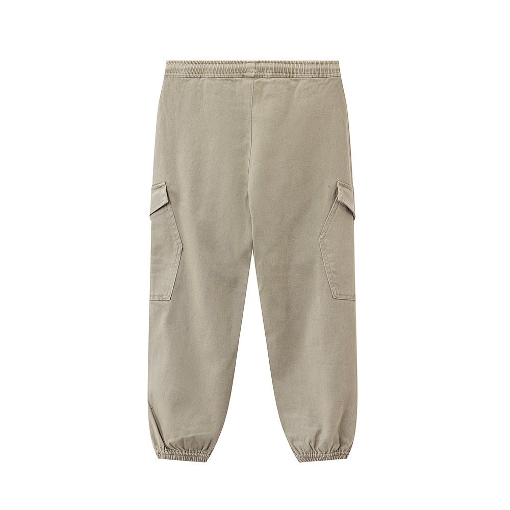 Kid's Comfort Stretch Twill Mid - Rise Jogger Pants 4 Y - Shop Giordano